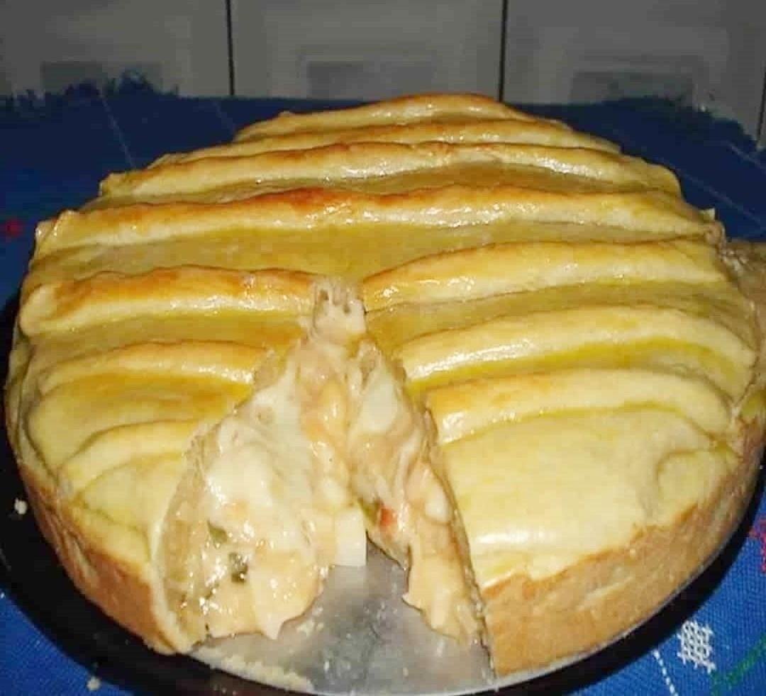 torta cremosa de palmito