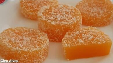 sobremesa deliciosa de laranja – 3 ingredientes