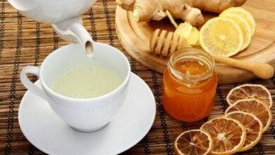 xarope de mel, limão e gengibre para tosse