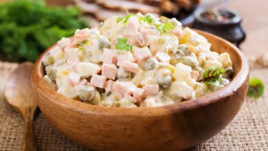 salada de maionese cremosa: acompanhamento perfeito pra servir na refeição