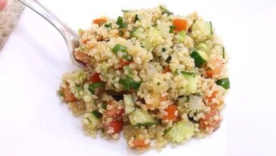 receita de salada de quinoa