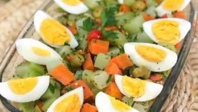 salada de legumes simples, refrescante e nutritiva!
