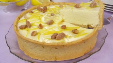 torta de limão siciliano: uma sobremesa elegante e cremosa