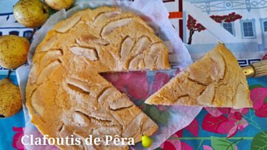 Clafoutis de Pêra 🍐 | Especialidade Francesa