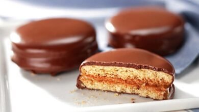 Alfajor com doce de leite