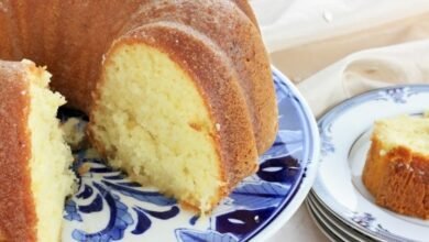 Receita de Bolo de Fubá com Iogurte