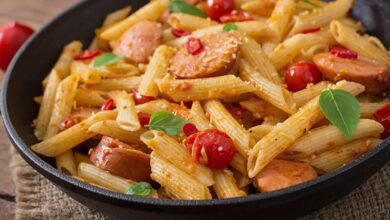 Receitas com Calabresa Macarrão Penne Uma Combinação Irresistível