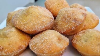 Bolinho de chuva assado da vovó Sofia