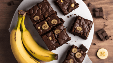 Delicie-se com o Brownie de Banana: Uma Fusão Divina de Sabores!