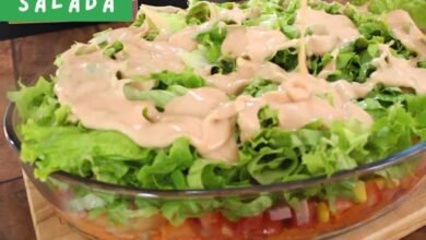 Receita de salada com molho especial que fica incrível e você vai querer fazer toda semana