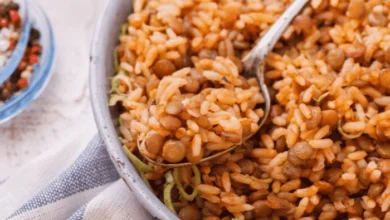 Arroz com Lentilha Pimentão e Cebola Super Nutritivo. Faça Hoje Mesmo