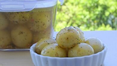 Batatas Bolinhas em Conserva: Receita simples e deliciosa!