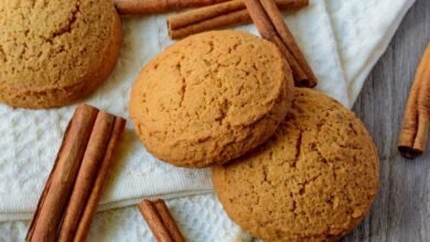 biscoitinhos de cravo e canela