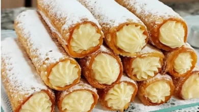 Cannoli Com Massa De Pastel