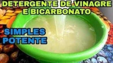 Detergente Caseiro de Vinagre e Bicarbonato | Bau das RECEITAS