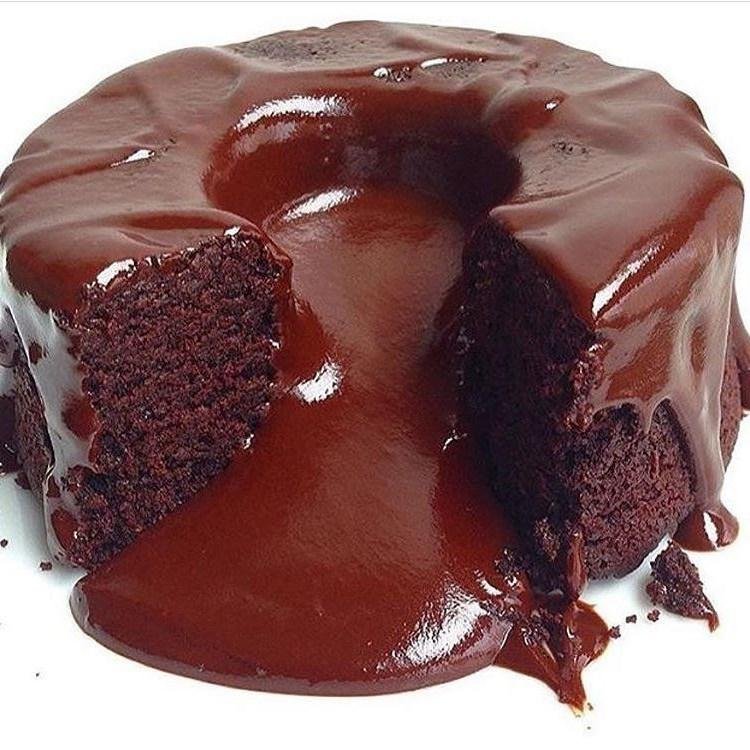receita de bolo vulcão funcional de chocolate a