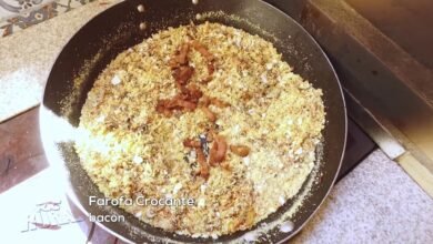 Farofa Crocante e da Mandioca na Manteiga com Bacon | Bau das RECEITAS