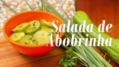 Como fazer Salada de Abobrinha | Bau das RECEITAS