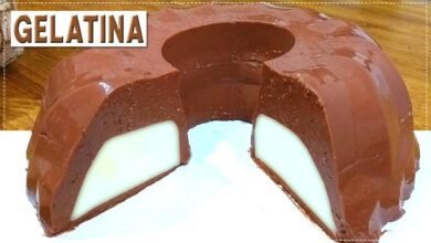 Receita de Gelatina de Chocolate Recheada | Bau das RECEITAS