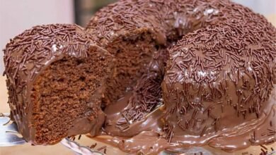 Bolo vulcão de Nescau delicioso fofinho e fácil de fazer as crianças vão amar