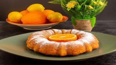 Bolo de Suco de Laranja de Saquinho que Aprendi com Minha Mãe