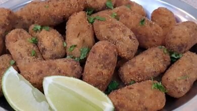 Croquete de carne moída saboroso e fácil de fazer